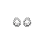 ショパール ハッピーダイヤモンド アイコン ラウンド STピアス 83A018-1001