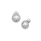 ショパール ハッピーダイヤモンド アイコン ラウンド STピアス 83A018-1201