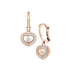 ショパール ハッピーダイヤモンド  アイコン ハートピアス 83A054-5401