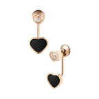 ショパール ハッピーハート ピアス(オニキス) 83A082-5201