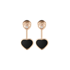 ショパール ハッピーハート ピアス(オニキス) 83A082-5201