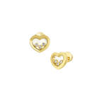 ショパール ハッピーダイヤモンド  アイコン ハートSTピアス 83A611-0001