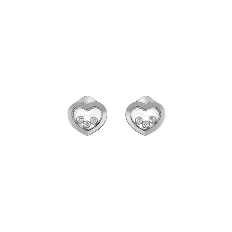 ショパール ハッピーダイヤモンド  アイコン ハートSTピアス 83A611-1001