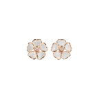 ショパール ハッピーハートフラワー ピアス(MOP) 84A085-5301