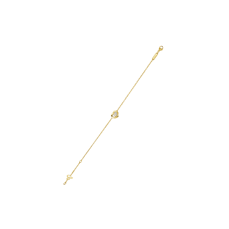 ショパール ハッピーダイヤモンド  アイコン ハートブレスレット 85A054-0001