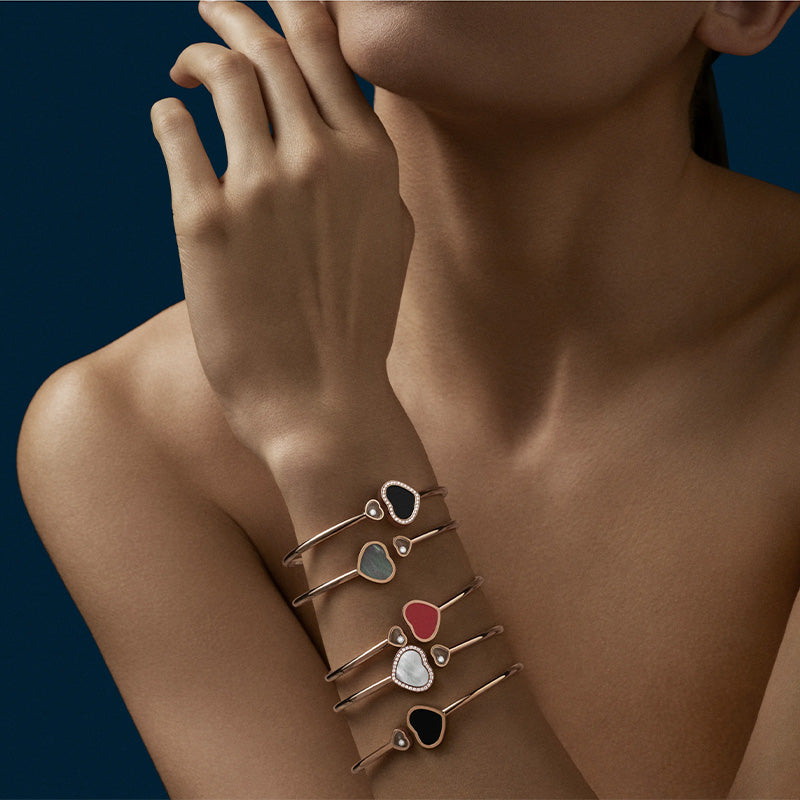 ショパール ハッピーハート バングル(MOP) @85A074-5300